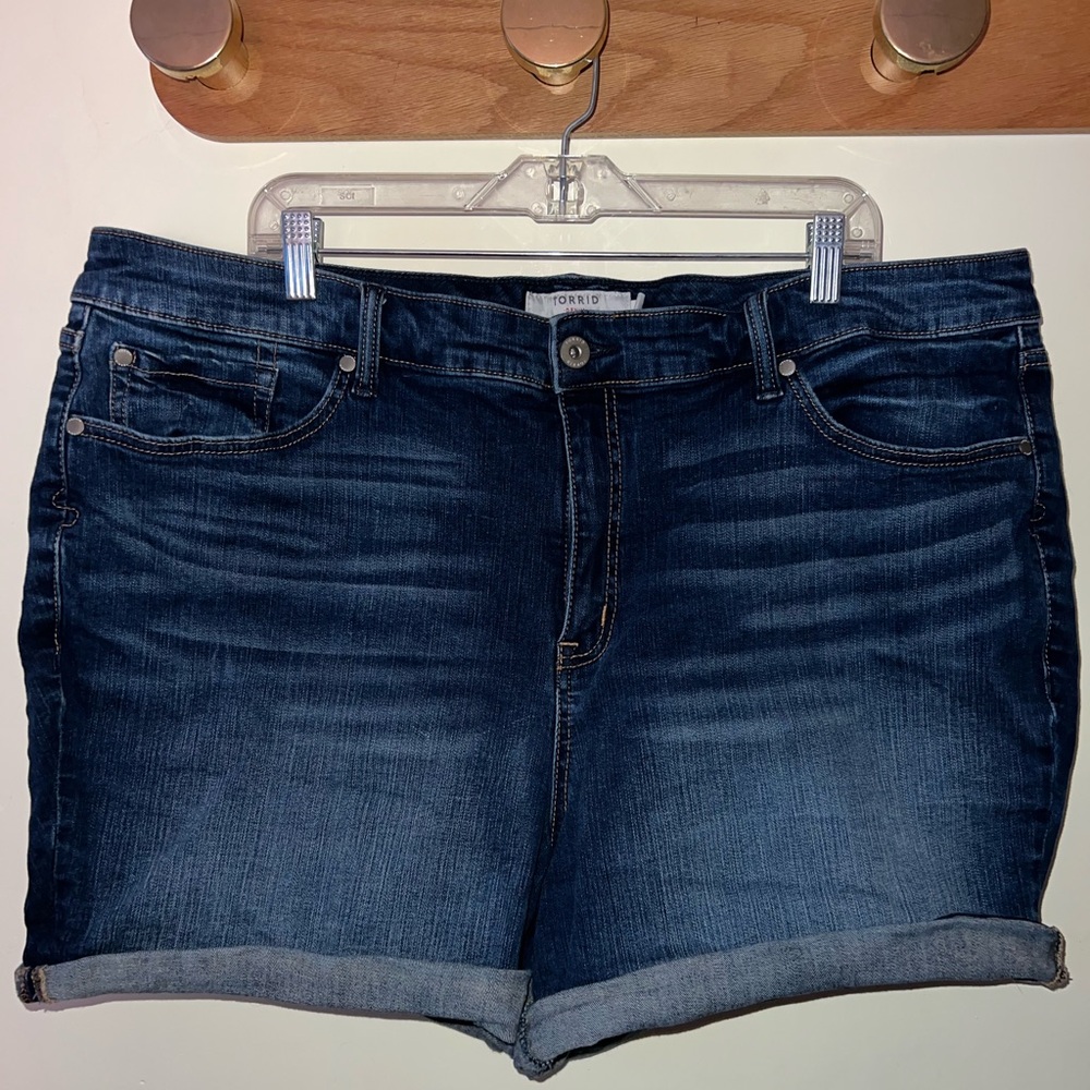 Torrid brand denim shorts. Size 24.